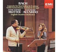 Salvatore Accardo & Anne-Sophie Mutter – Bach: Concerto for Two Violins in D minor, Violin Concertos in A minor & E major – CD – Warner Music
