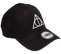 HARRY POTTER Deathly Hallows Symbol Adjustable Baseball Cap - BA326736HPT - Black