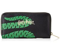 Harry Potter Wizards Unite Slytherin Logo & Symbol Zip Around Wallet
