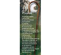 Warner Press Christian Bookmarks - Shepherd's Staff - 23rd Psalm - Inspirational Religious - Paper - 25 Pack - 6.5" x 2" - Bible Bookmarks
