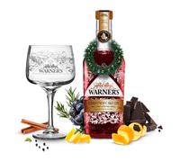 Warner’s Christmas Cake Flavoured Gin Gift Set, Premium Gin, Great for Gin Gifts, Christmas Cake Gin With Festive Spices, Ideal For Gin Based Cocktails Including an Espresso Martini. Limited Edition