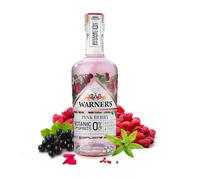 Warner’s Pink Berry Flavoured Non Alcoholic Gin 50cl, Premium Fruit Gin 0%, Great for Gin Gifts, Naturally Pink Low Calorie Gin, Ideal For Gin Based Mocktails Including Gin & Tonic, or a Tom Collins