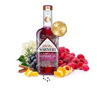 Warner’s Raspberry Flavoured Gin 70cl, Premium Fruit Gin, Great for Gin Gifts, Naturally Pink Gin With Real Raspberry Juice, Ideal For Gin Based Cocktails Including Gin & Tonic or Tom Collins