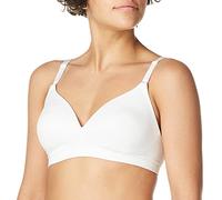 Warner's Women's Blissful Benefits Ultrasoft Wirefree Bra T-Shirt, White, 34C