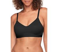 Warner's Women's Cloud 9 Super Soft Wireless Lift Convertible Comfort Bra Rn1041a, Semi-Sheer, Black, M