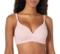 Warner's Women's Cloud 9 Super Soft Wireless Lightly Lined Comfort Bra 1269, Opaque, Blush Petals Print, 36B