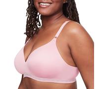 Warner's Women's Cloud 9 Super Soft Wireless Lightly Lined Comfort Bra 1269, Pale Pink, 38B