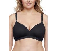 Warner's Women's Cloud 9 Super Soft Wireless Lightly Lined Comfort Bra 1269, Rich Black, 40C