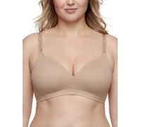 Warner's Women's Cloud 9 Super Soft Wireless Lightly Lined Comfort Bra 1269, Toasted Almond, 36C