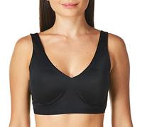 Warner's Women's Cloud 9 Wire-Free Contour Bra T-Shirt, Black, XL