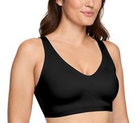 Warner's Women's Cloud 9 Wire-Free Contour Bra T-Shirt, Black, XXL