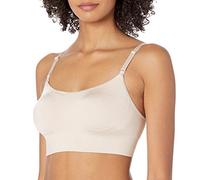 Warner's Women's Easy Does It Dig-Free Band with Seamless Stretch Wireless Lightly Lined Convertible Comfort Bra Rm0911a, Opaque, Butterscotch, S