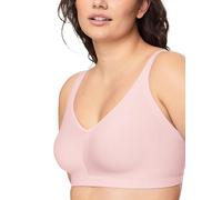 Warner's Women's Easy Does It Underarm-Smoothing with Seamless Stretch Wireless Lightly Lined Comfort Bra Rm3911a T-Shirt, Opaque, Rosewater, L
