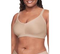 Warner's Women's Easy Does It Underarm-Smoothing with Seamless Stretch Wireless Lightly Lined Comfort Bra Rm3911a, Opaque, Toasted Almond, XXL