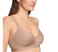 Warner's Women's Easy Does It Underarm-Smoothing with Seamless Stretch Wireless Lightly Lined Comfort Bra Rm3911a, Opaque, Toasted Almond, 3X-Large