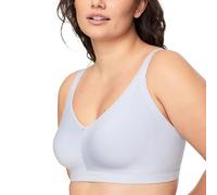 Warner's Women's Easy Does It Underarm Smoothing with Seamless Stretch Wireless Lightly Lined Comfort Bra Rm3911a, Frost, M