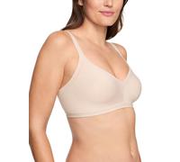Warner's Women's Easy Does It Underarm-Smoothing with Seamless Stretch Wireless Lightly Lined Comfort Bra Rm3911a, Opaque, Butterscotch, XL