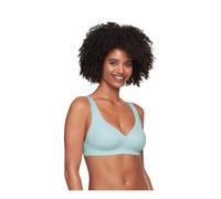 Warner's Women's No Side Effects Underarm and Back-Smoothing Comfort Wireless Lift T-Shirt Bra Rn2231a, Summer Sky, L