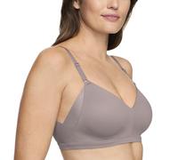 Warner's Women's No Side Effects Underarm and Back-Smoothing Comfort Wireless Lift T-Shirt Bra Rn2231a, Opaque, Mink, M