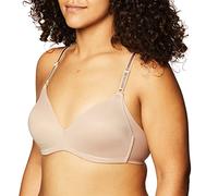 Warner's Women's No Side Effects Underarm-Smoothing Comfort Wireless Lightly Lined T-Shirt Bra 1056, Toasted Almond, 36B