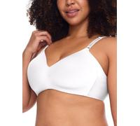 Warner's Women's No Side Effects Underarm-Smoothing Comfort Wireless Lightly Lined T-Shirt Bra 1056, White, 40C