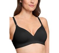 Warner's Women's Plus Size Simply Perfect Super Soft Wireless Lightly Lined Comfort Bra Rm1691t, Black, 36A
