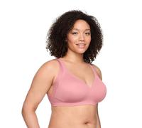 Warner's Women's Side Effects Underarm and Back-Smoothing Comfort Wireless Lightly Lined T-Shirt Bra Ra2231a, Rose, L