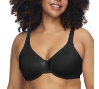 Warner's Women's Signature Cushioned Support and Comfort Underwire Unlined Full-Coverage Bra 35002a, Black, 42D