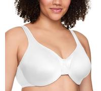 Warner's Women's Signature Cushioned Support and Comfort Underwire Unlined Full-Coverage Bra 35002a, Opaque, Classic White, 38D