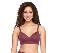 Warner's Women's Simply Perfect Allover-Smoothing Bliss Wireless Lightly Lined Convertible Longline Comfort Ba Rm1011t, Beaujolais, 34B