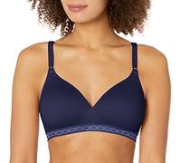 Warner's Women's Simply Perfect Super Soft Wireless Lightly Lined Comfort Bra Rm1691t T-Shirt, Navy Ink, 38B
