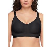 Warner's Women's T-Shirt Bra, Opaque, Rich Black, S