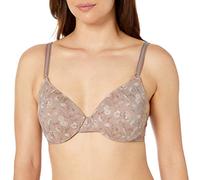 Warner's Women's Tailored Underwire Bra, Mink Vintage Silk Floral, 36B