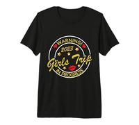 Warning 2023 Girls Trip in Progress Family & Friend Vacation Premium T-Shirt