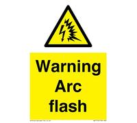 Warning Arc flash Sign - 100x150mm - A6P