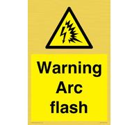 Warning Arc flash Sign - 200x300mm - A4P