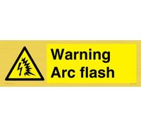 Warning Arc flash Sign - 600x200mm - L62