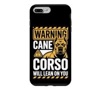 Warning Cane Corso Will Lean On You Case for iPhone 7 Plus/8 Plus