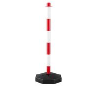 Warning Column - Mobile Traffic Battery Reflective Crossing Sign, Adjustable Safety Barriers Construction Warning Column, Vehicle Restrictions