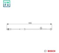 BOSCH 1 987 473 029 Brake pad wear sensor