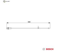 Bosch Brake Pad Wear Indicator Sensor Front Right 1987473041 Warning Contact New