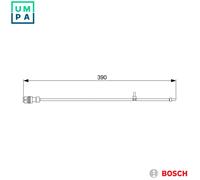 NEW BRAKE PAD WEAR WARNING CONTACT FOR PORSCHE 911 997 MA1 01 M 97 01S BOSCH