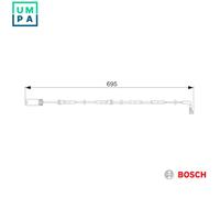 Bosch Brake Sensor 106110687