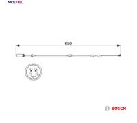 Bosch AP841 Wear Sensor - 1 Piece