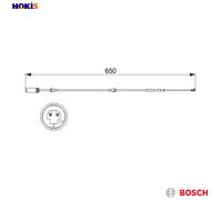 WARNING CONTACT BRAKE PAD WEAR 1 987 473 513 FOR BMW N46B20BD/E/B/C/A/CCC 2.0L