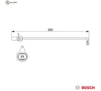 Bosch AP605 Wear Sensor - 1 Piece