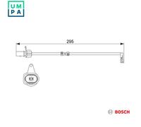 BOSCH 1 987 474 508 Brake pad wear sensor
