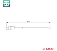 ✅Fits BOSCH 1 987 474 573 Warning Contact, brake pad wear 1 987 474 ⭐UK Seller⭐