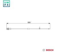 BOSCH 1 987 474 593 Brake pad wear sensor