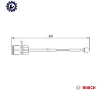 ✅Fits BOSCH 1 987 474 938 Warning Contact, brake pad wear 1 987 474 ⭐UK Seller⭐